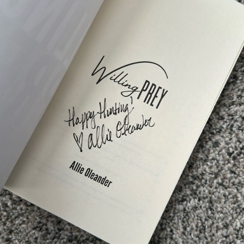 Willing Prey (SIGNED)