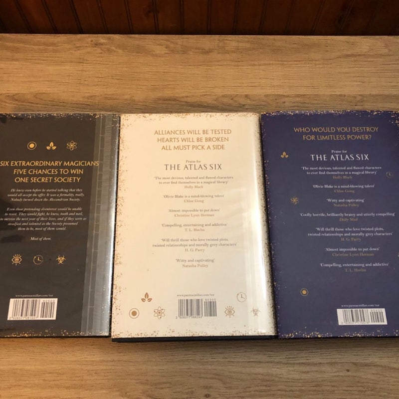 The Atlas Six Trilogy HANDSIGNED Special Edition