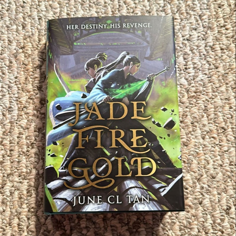 Jade Fire Gold (owlcrate signed sprayed edges edition)