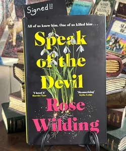 Speak of the Devil (Signed book plate)