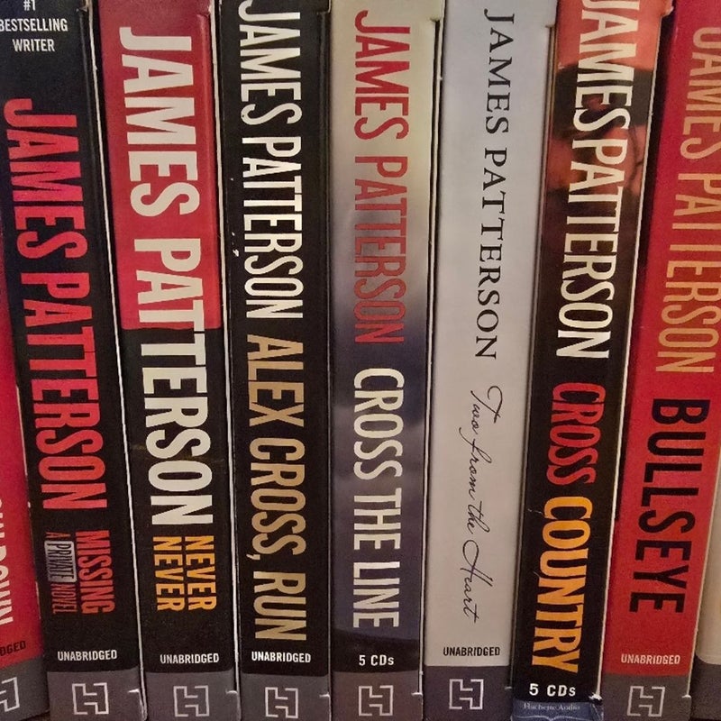 James Patterson Audiobook CD Lot of 18