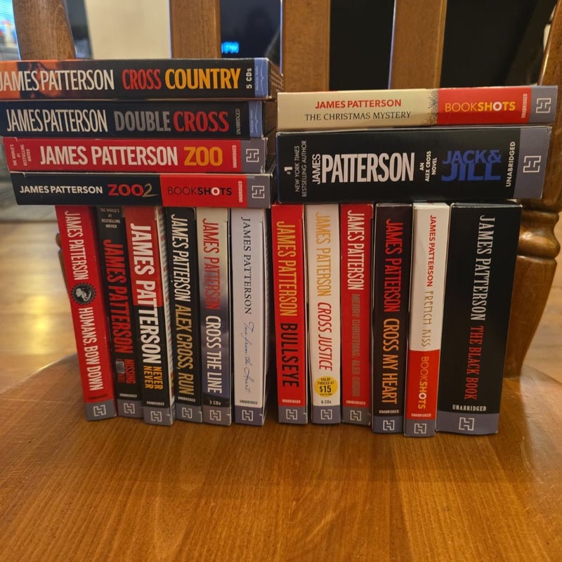 James Patterson Audiobook CD Lot of 18