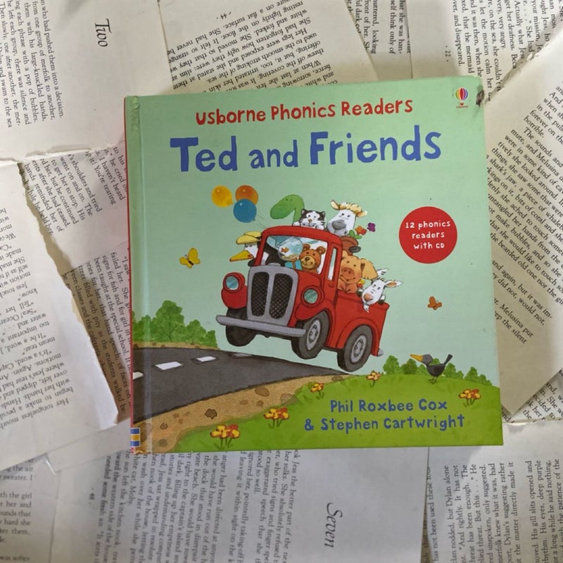 Usborne Phonics Readers Ted and Friends