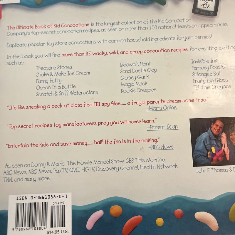 The Ultimate Book of Kid Concoctions by John E. Thomas; Danita Pagel ...