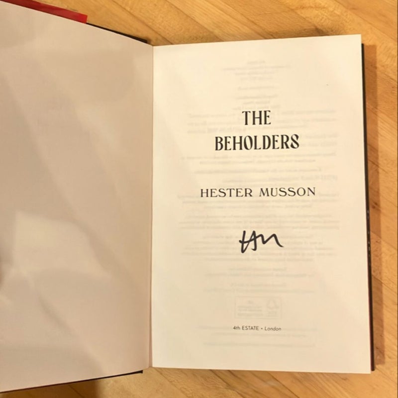 The Beholders (SIGNED Waterstones edition)