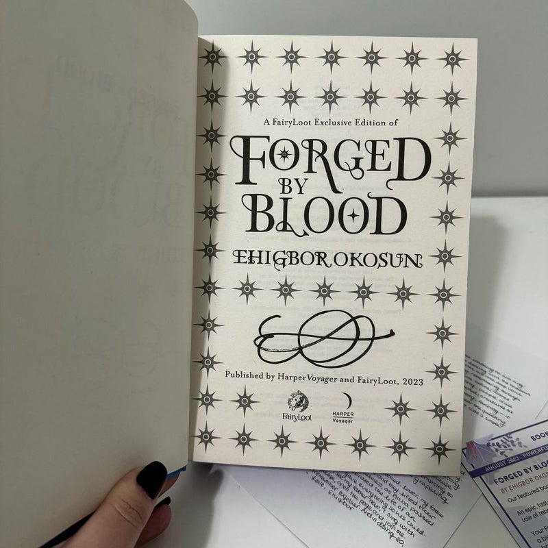 Forged by Blood- Fairyloot Exclusive