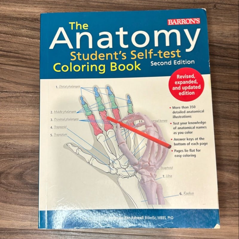 Anatomy Student's Self-Test Coloring Book