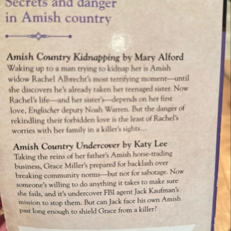 Amish Country Kidnapping and Amish Country Undercover