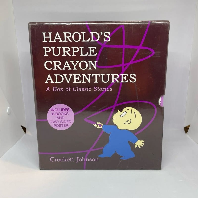 Harold's Purple Crayon Adventures: A Box Of Classic Stories - 6 Book Box Set