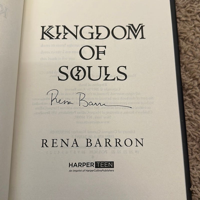 Kingdom of Souls Signed 