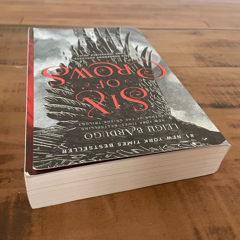 Six of Crows by Leigh Bardugo Paperback first edition book OOP