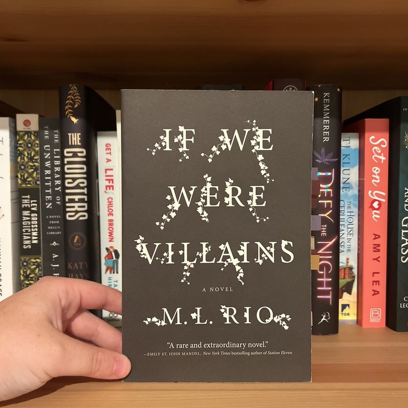 Libro "If We Were Villains" Di M.L. Rio - Romanzo Thriller
