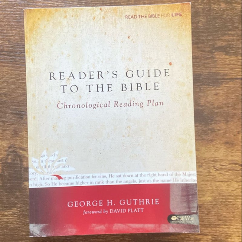 Reader’s Guide To The Bible Chronological Reading Plan