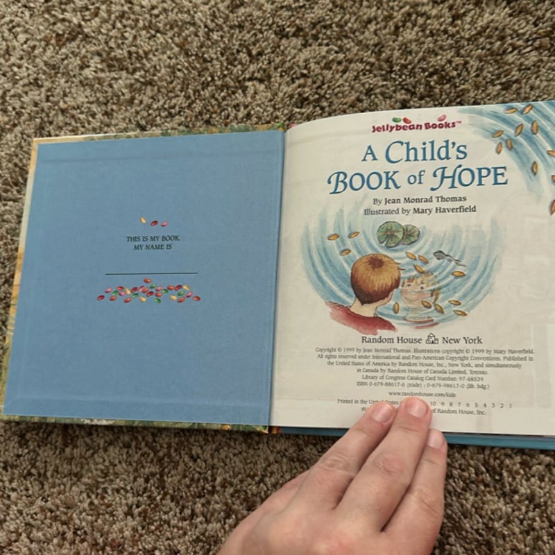 A child’s book of hope 