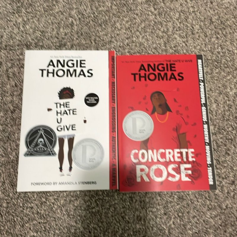 Angie Thomas Box Set: the Hate U Give and Concrete Rose