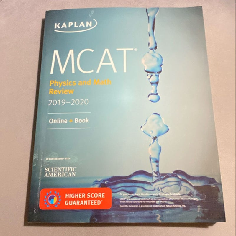 MCAT Physics and Math Review 2019-2020