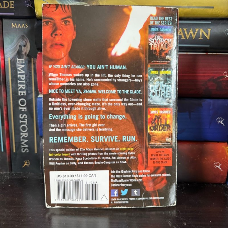 The Maze Runner Movie Tie-In Edition (Maze Runner, Book One) by James ...