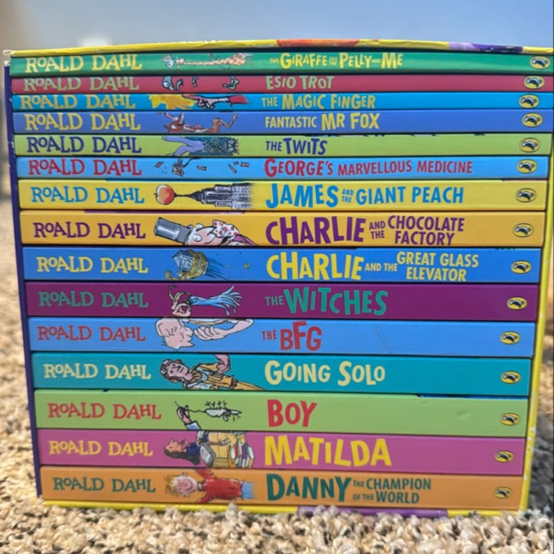 Roald Dahl 15-Book Boxed Set-PROP-RMS