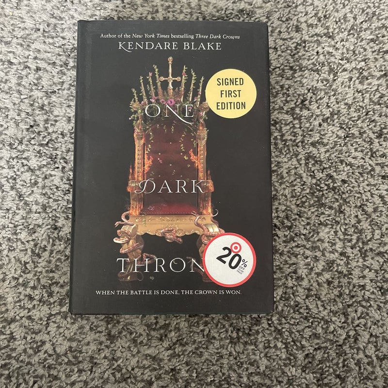 One Dark Throne SIGNED