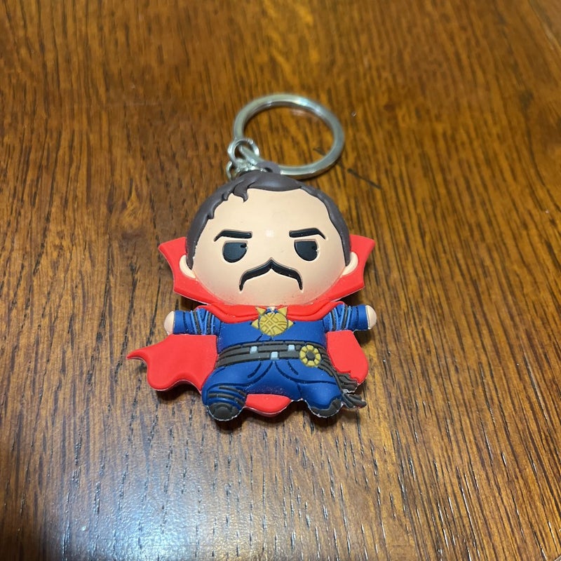 Dr  strange rubber keychain