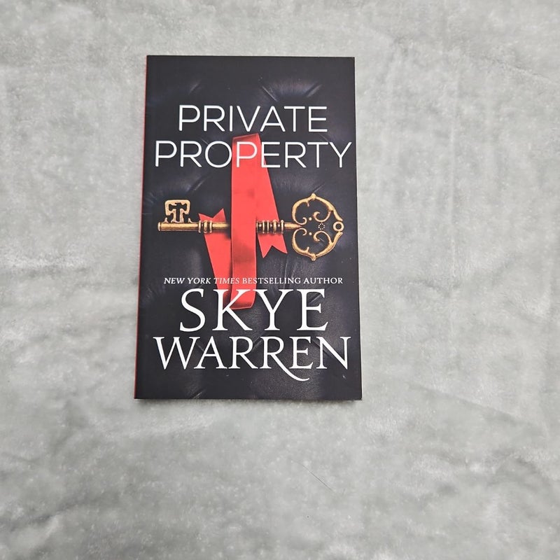 Private Property by Skye Warren signed