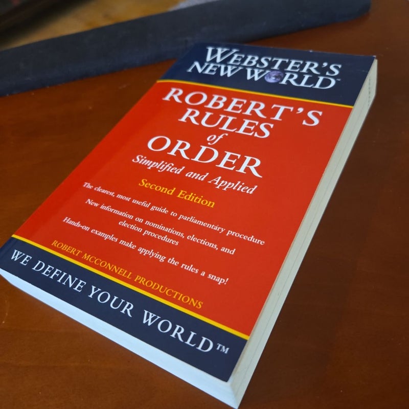 Robert's Rules of Order