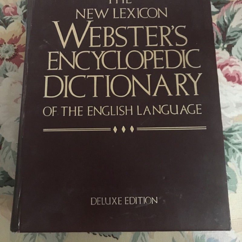 The New Lexicon Websters Encyclopedic Dictionary Of The English Language