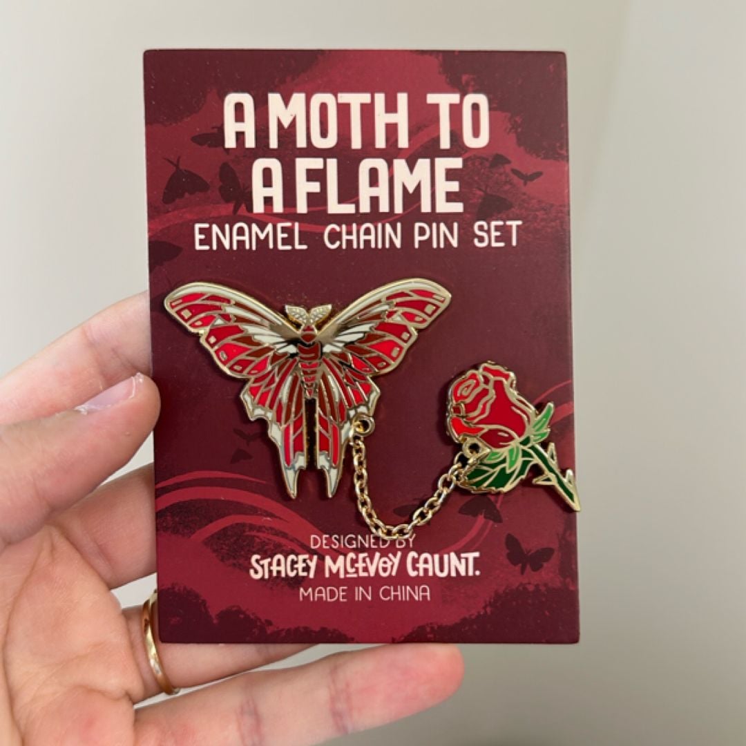 Illumicrate A Moth to the Flame Enamel Pin Set (The