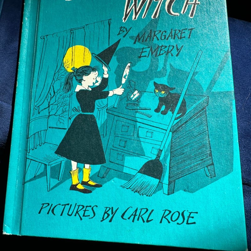  Blue Nosed Witch Book, The, by M. Embry HB Weekly Reader Book Club, Vintage 1956   