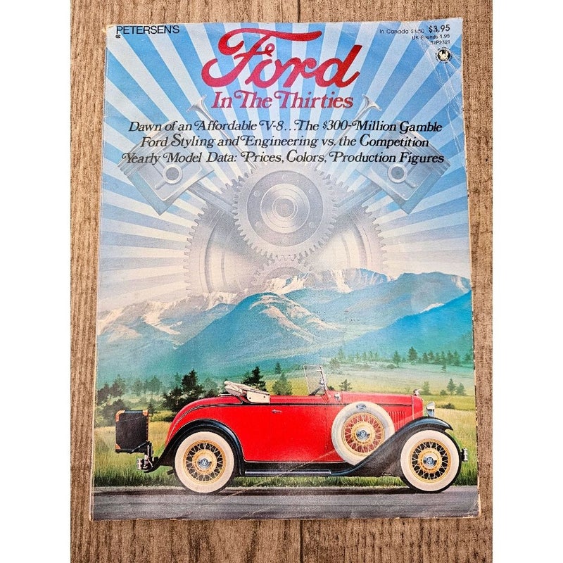 Ford in the Thirties Book Peterson’s 1976 Early Vintage Hot Rod