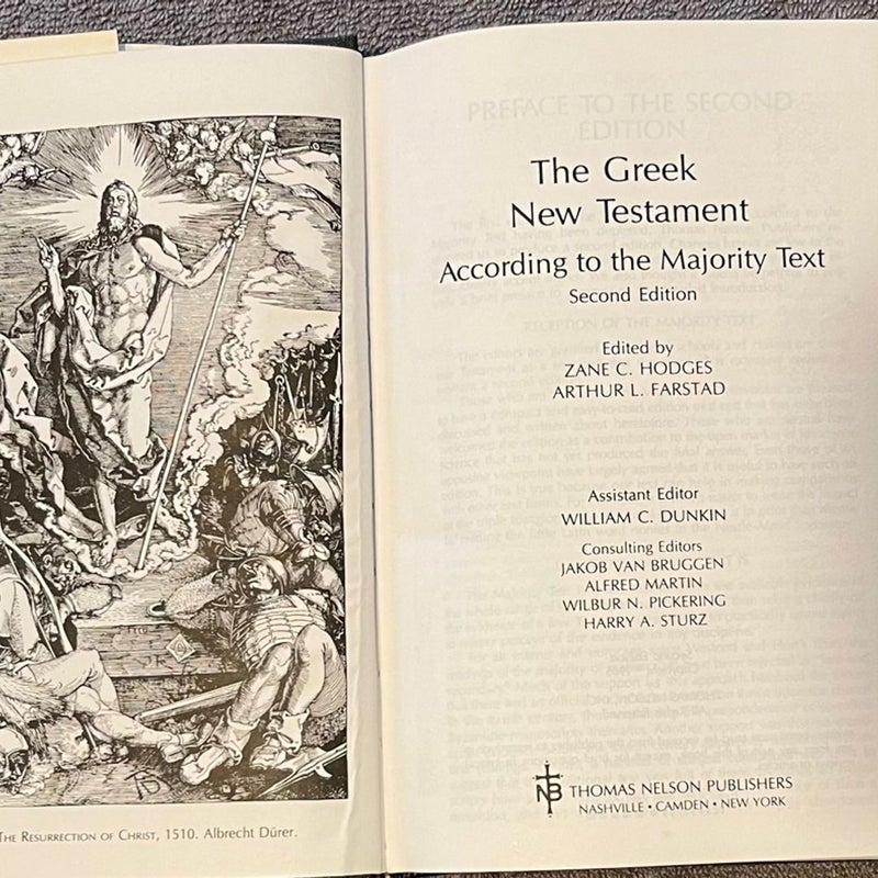 The Greek New Testament According to the Majority Text