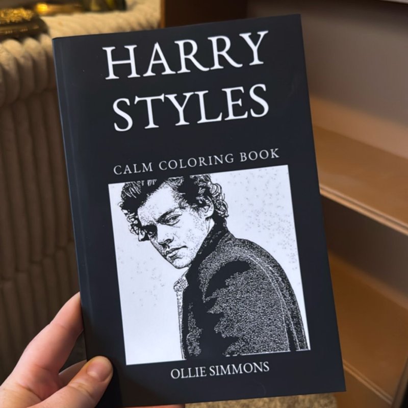 Harry Styles Calm Coloring Book