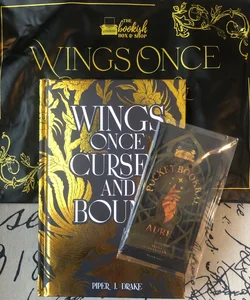 ✨ Bookish Box Wings Once Cursed and Bound Exclusive Luxe Edition by Piper J. Drake
