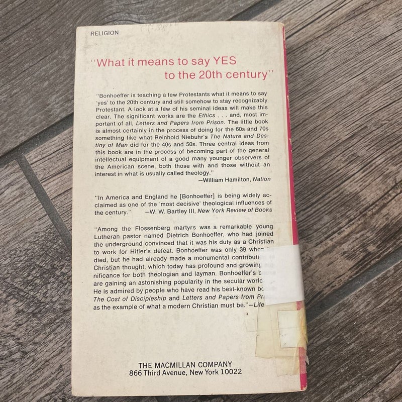 Letters and Papers from Prison