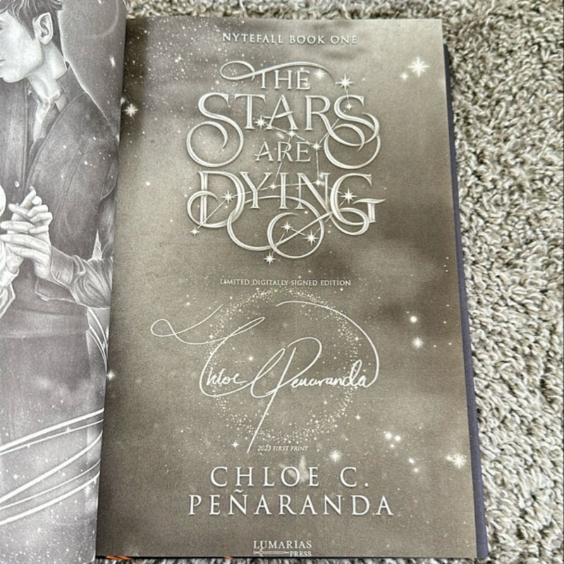 The Stars are Dying Hardcover *Digital Signature* 