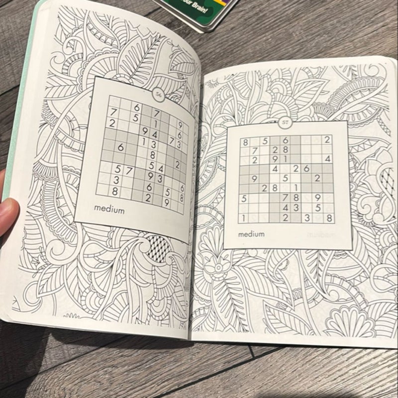 Posh Sudoku Adult Coloring Book