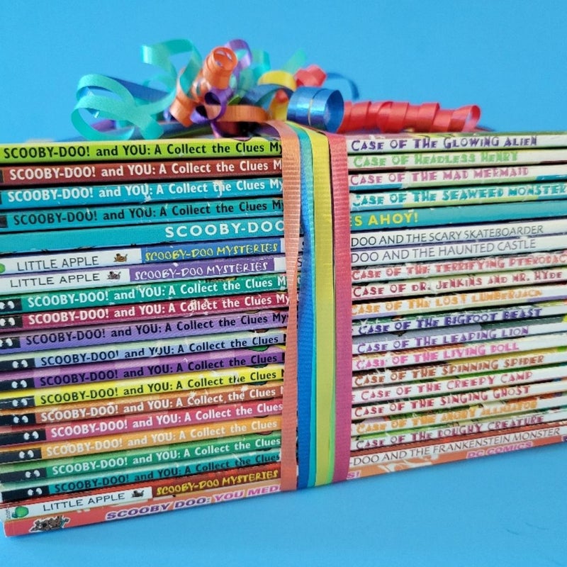 LOT OF 20 SCOOBY DOO Y2K MYSTERY CHAPTER BOOKS SCHOLASTIC CARTOON NETWORK 1ST EDITIONS