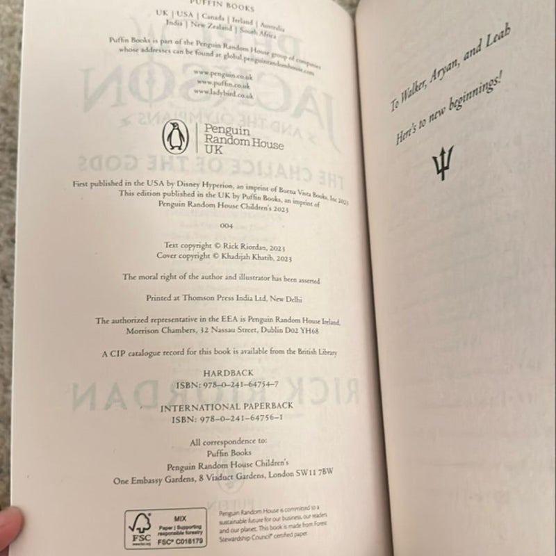 Percy Jackson and the Olympians: the Chalice of the Gods