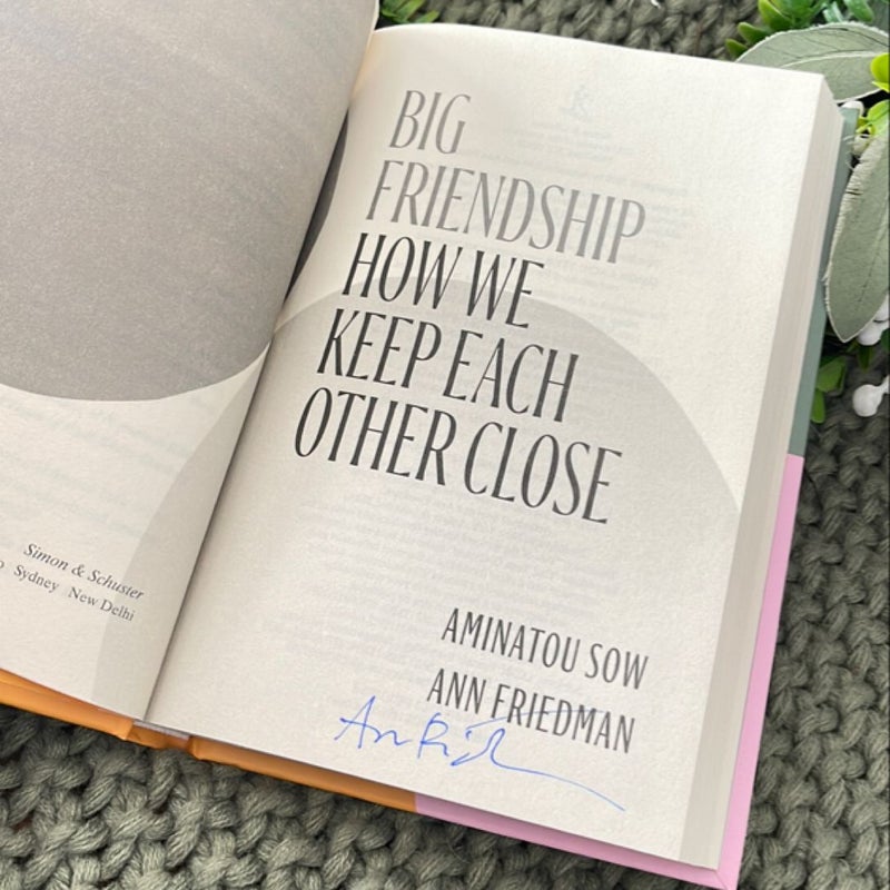 Big Friendship (SIGNED BY AUTHOR ✍️)