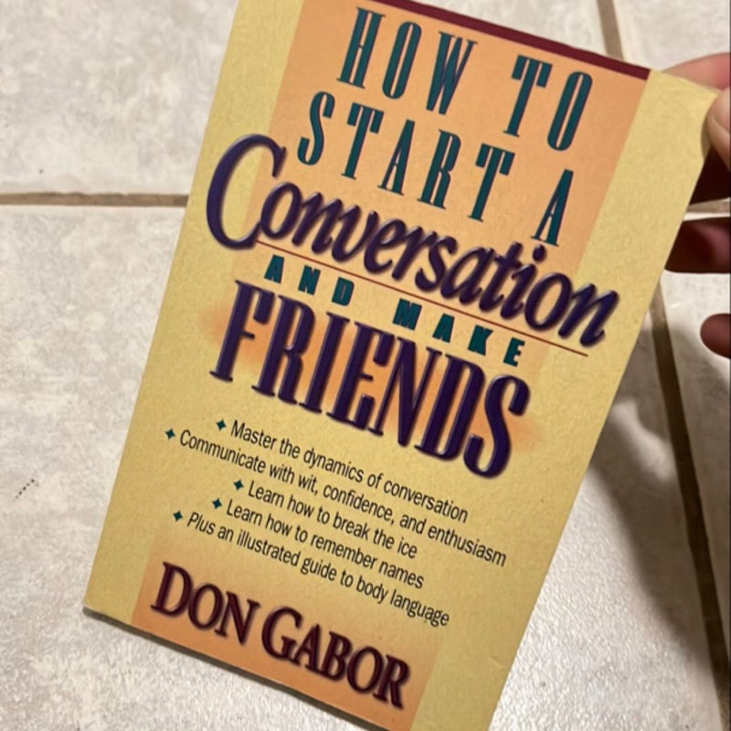 How to Start a Conversation and Make Friends 