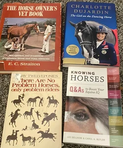 Horse book lot 