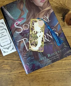 Owlcrate Sorcery of Thorns Silas Metal Bookmark