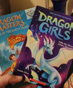Willa the Silver Glitter Dragon (Dragon Girls #2)/Dragon Masters (Rise of the Earth Dragon)