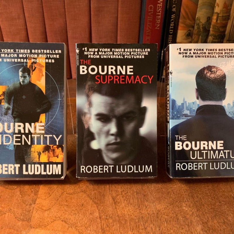 Jason Bourne Trilogy Books 1-3: The Bourne Identity, The Bourne Supremecy, The Bourne Ultimatum