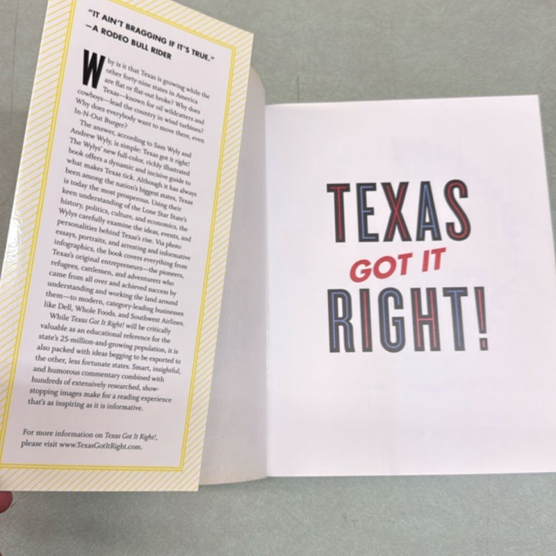 Texas Got It Right!