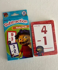Sid the Science Kid Subraction Flash Cards