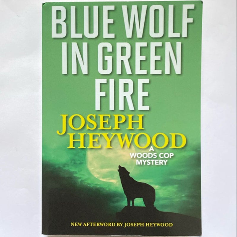 Blue Wolf in Green Fire