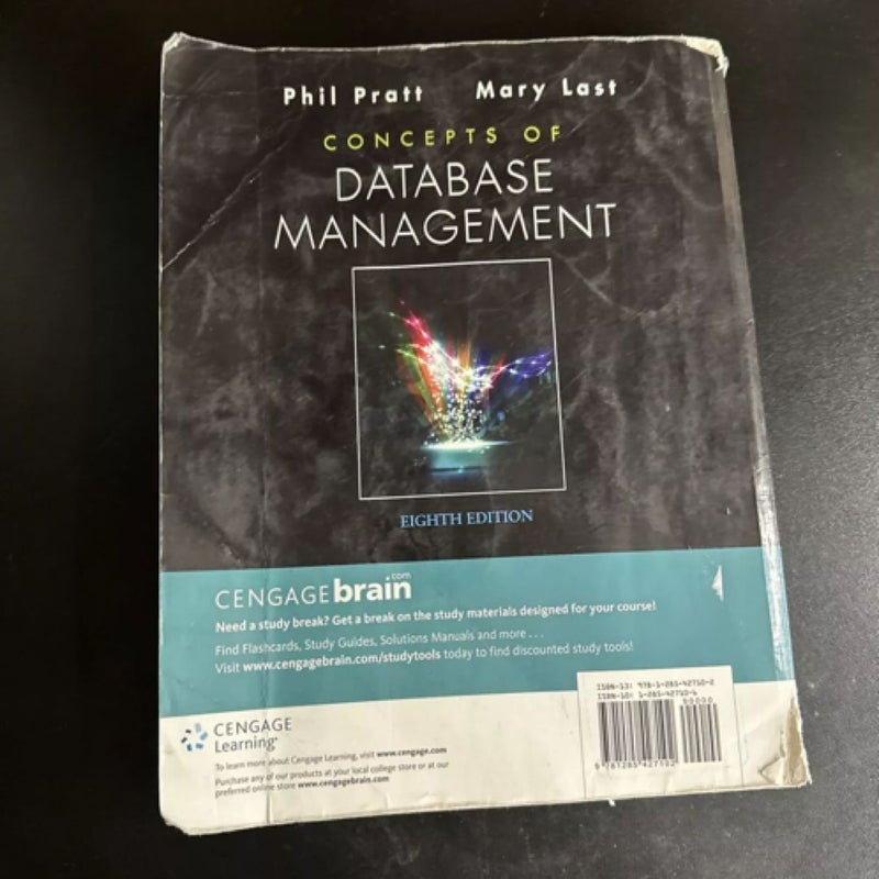 Concepts of Database Management