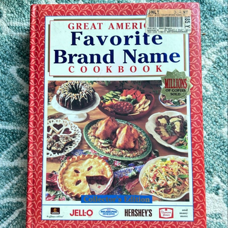 Great American Favorite Brand Name Cookbook