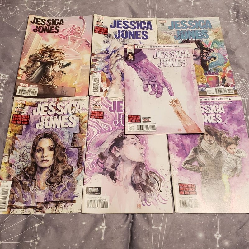 Jessica Jones Comics Bundle 8-13 + 15